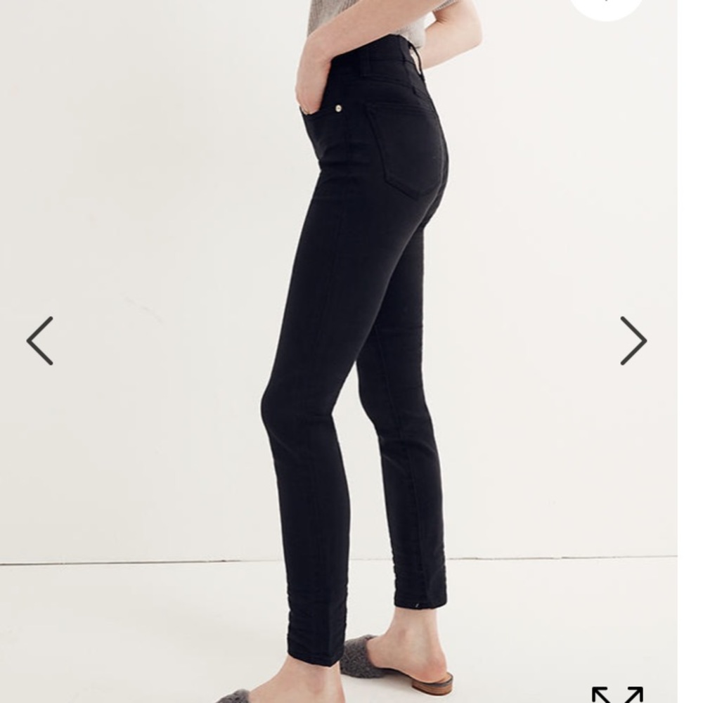 Madewell Mid-Rise Skinny Jeans in Lunar Wash